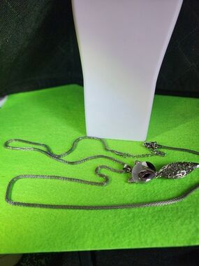Sterling Silver-tone Fox Pendant Necklace - Silver Women's Jewelry